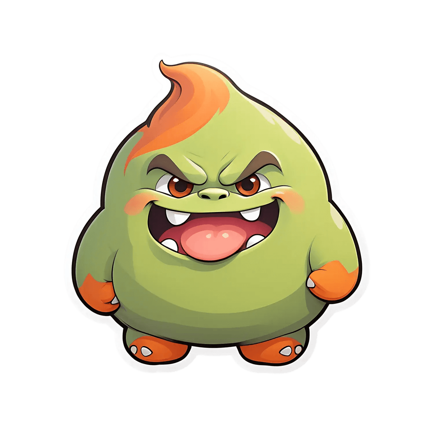 Monster Emoji Sticker - Fun and Fierce - Heat Press Transfer