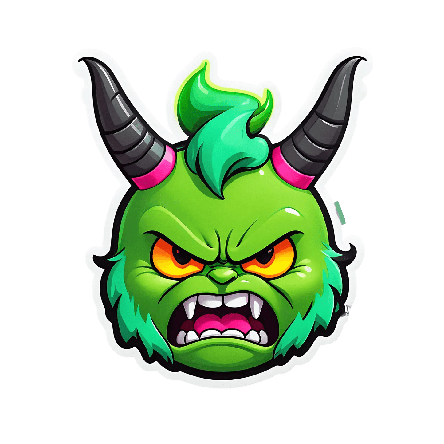 Monster Horns - Sticker - Heat Press Transfer