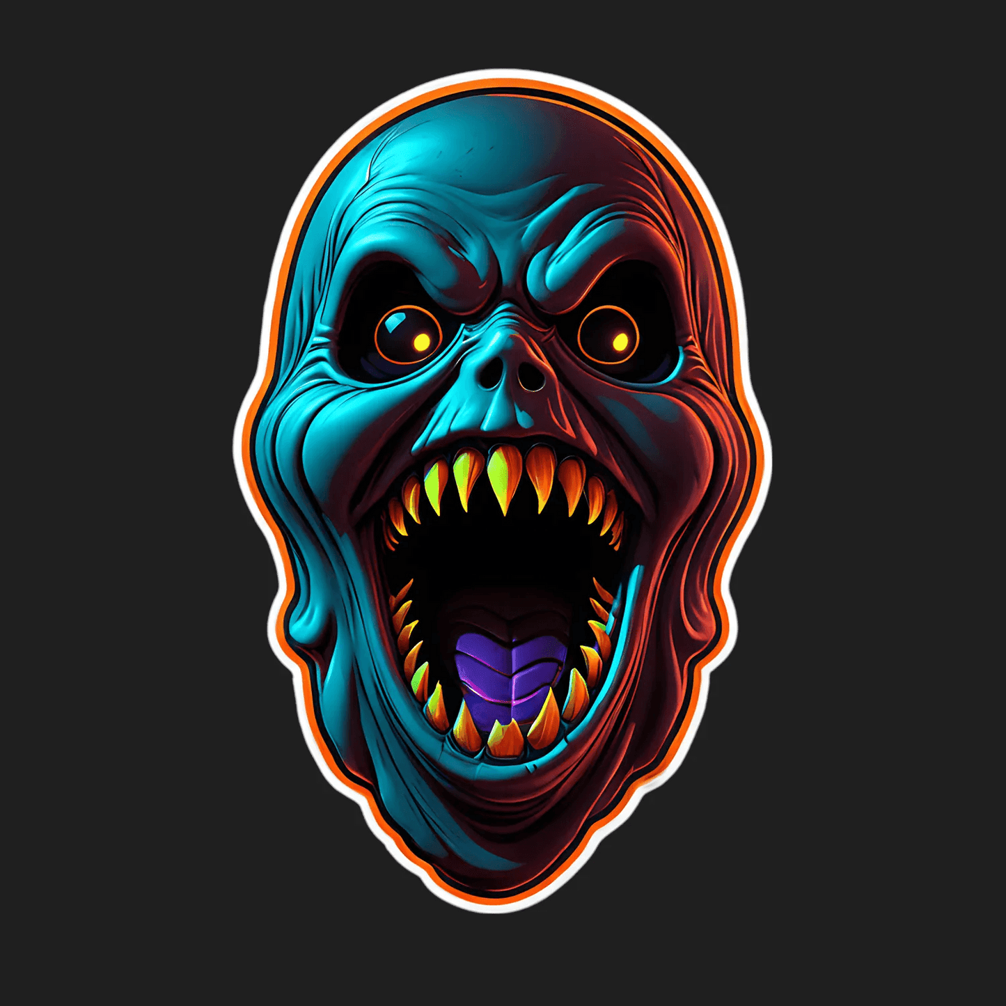 Monster UV Sticker - Durable and Vibrant - Heat Press Transfer