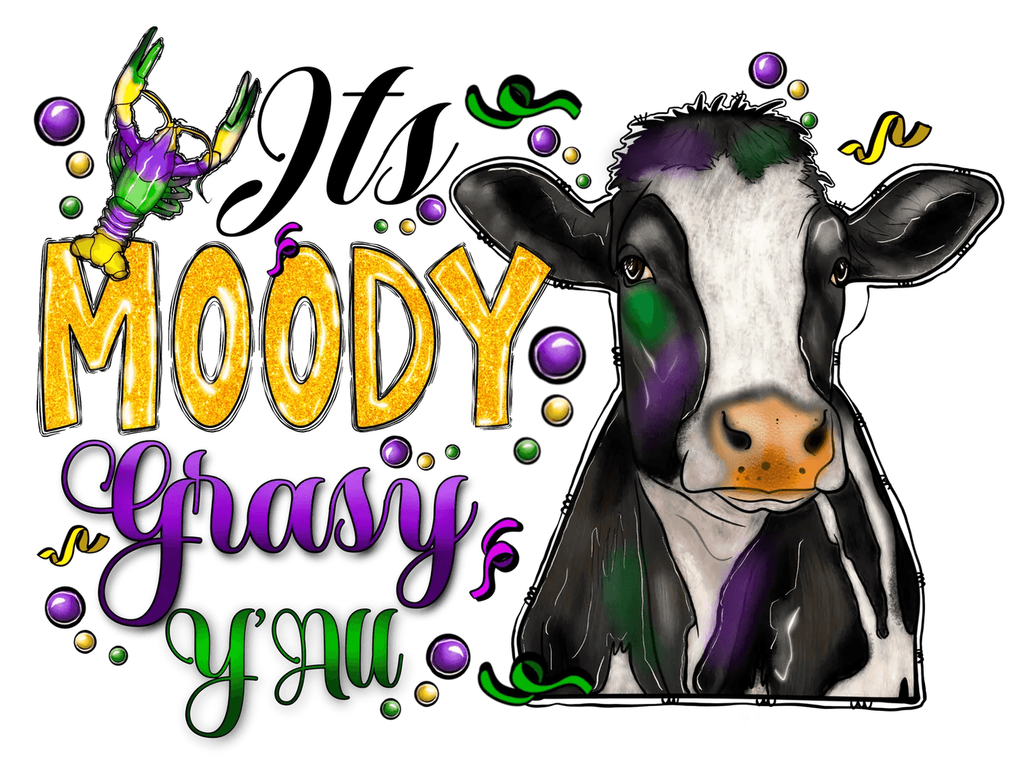 Moody Grassy You - DTF Ready to Press - Heat Press Transfer