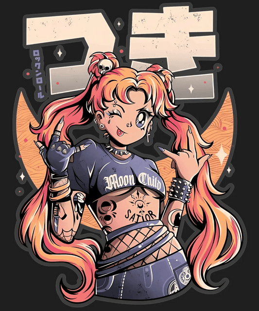 Moon Child Graphic - DTF Ready to Press - Heat Press Transfer