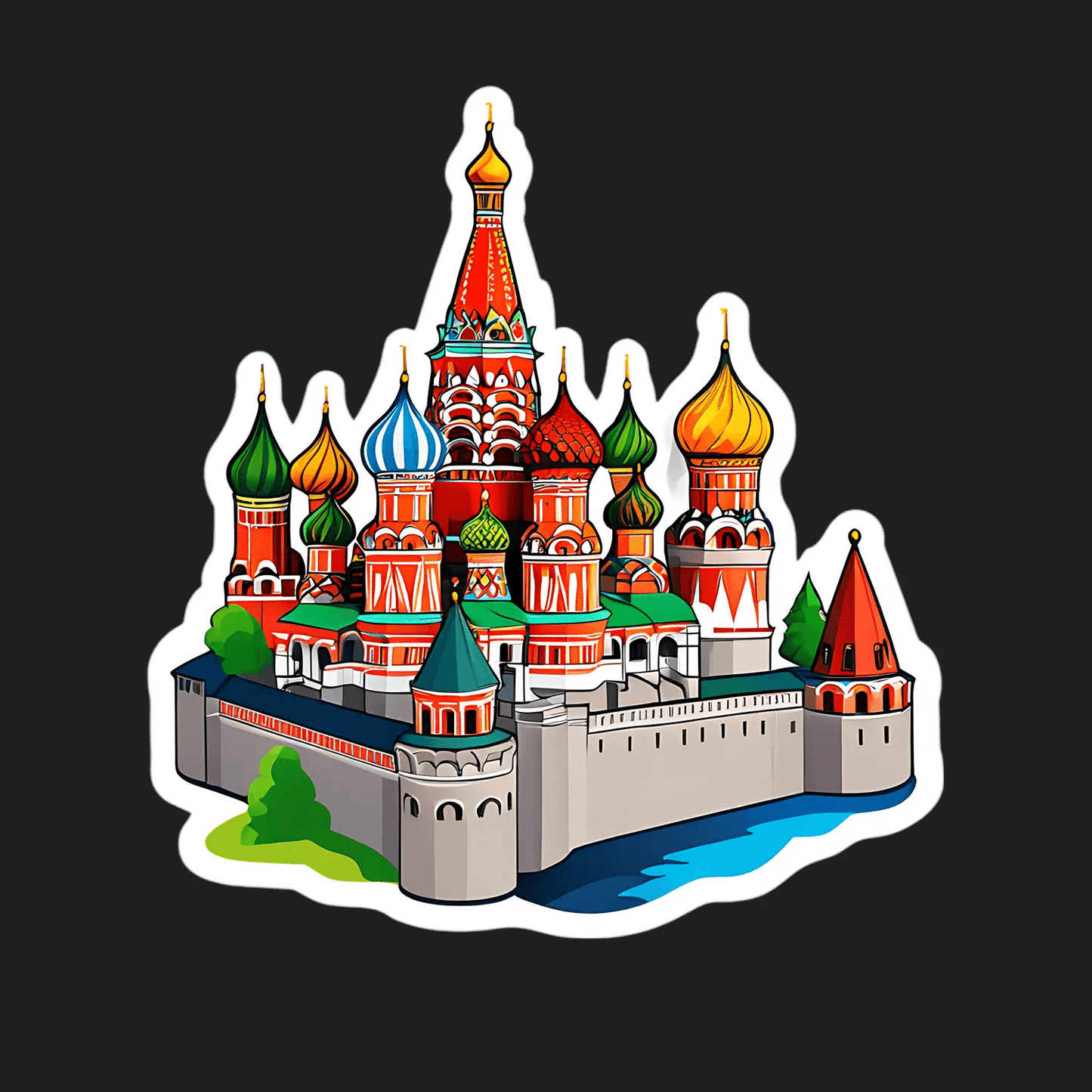 Moscow Cathedral - Sticker - Heat Press Transfer