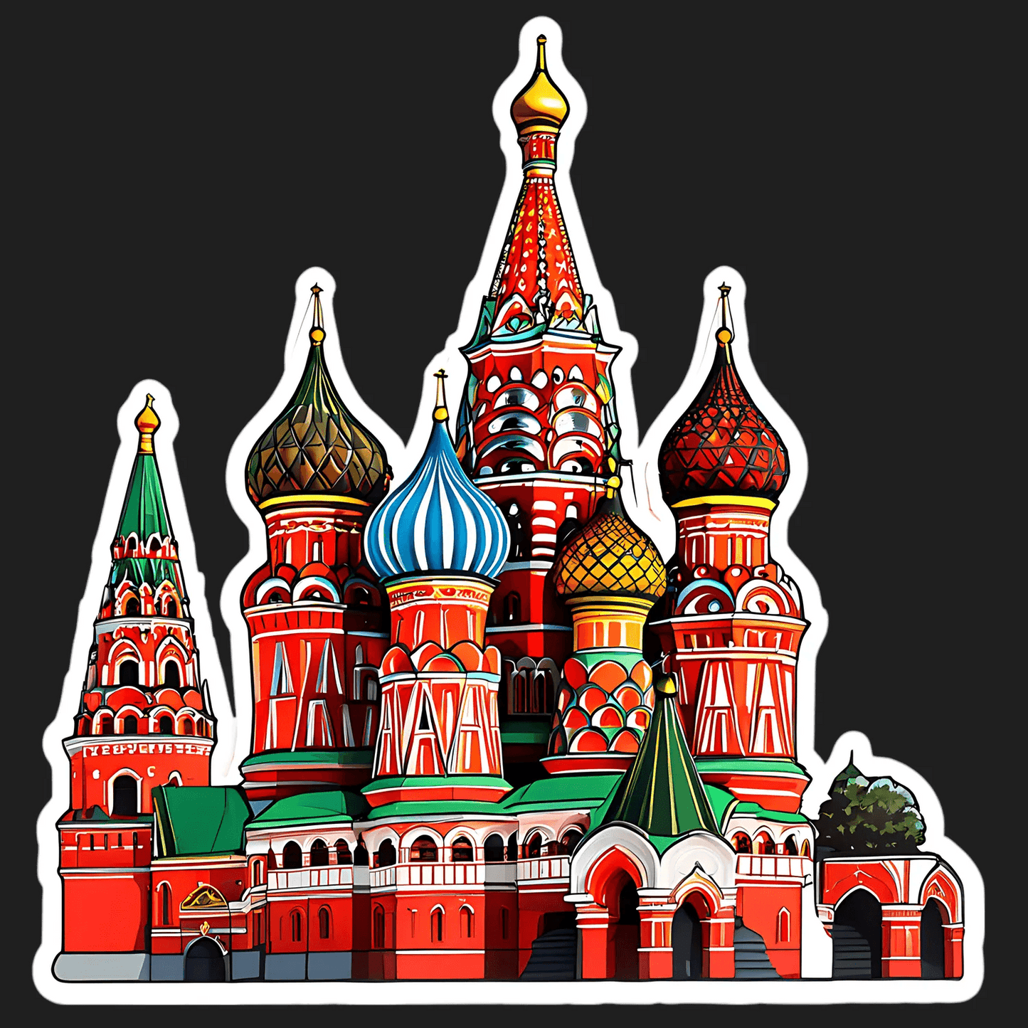 Moscow Cathedral - Sticker - Heat Press Transfer