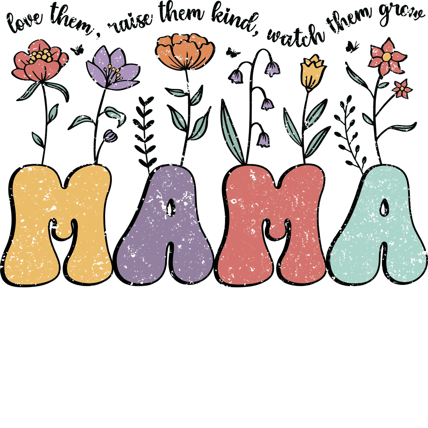 Mother's Day Gift Design - DTF Ready To Press - Heat Press Transfer