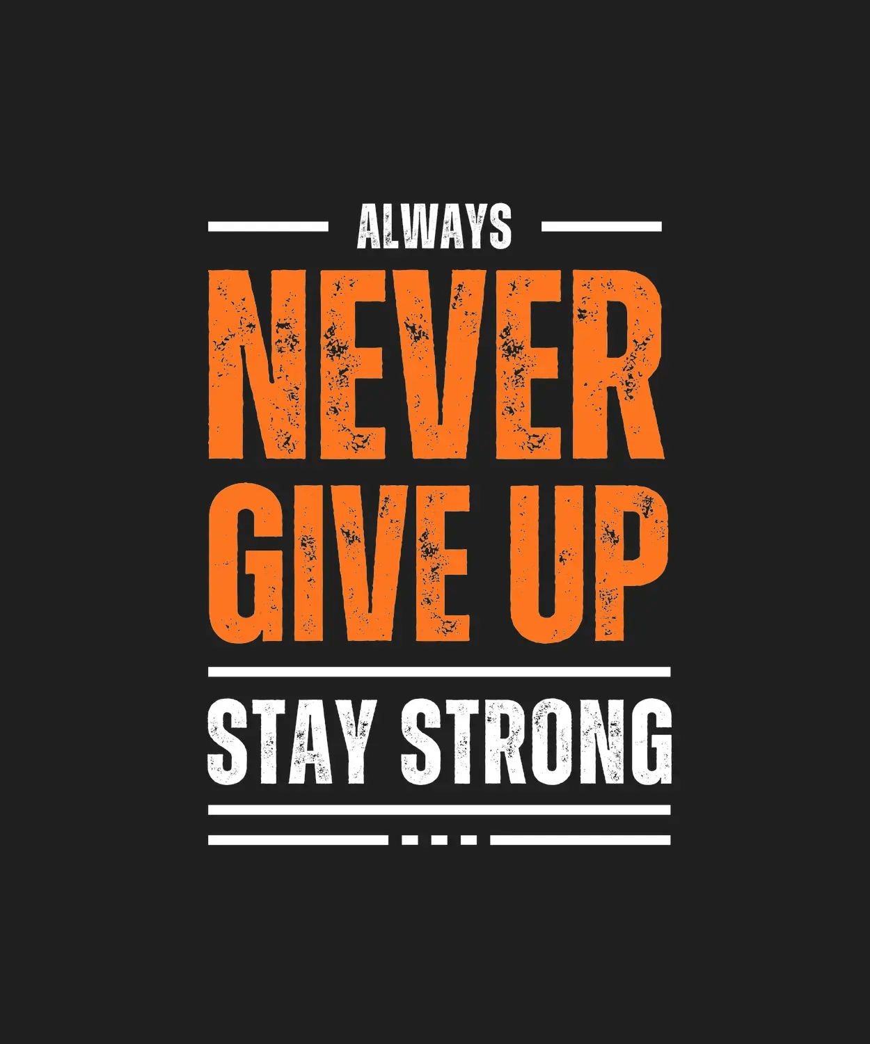 Motivational Quote - DTF Ready to Press (black_bg)