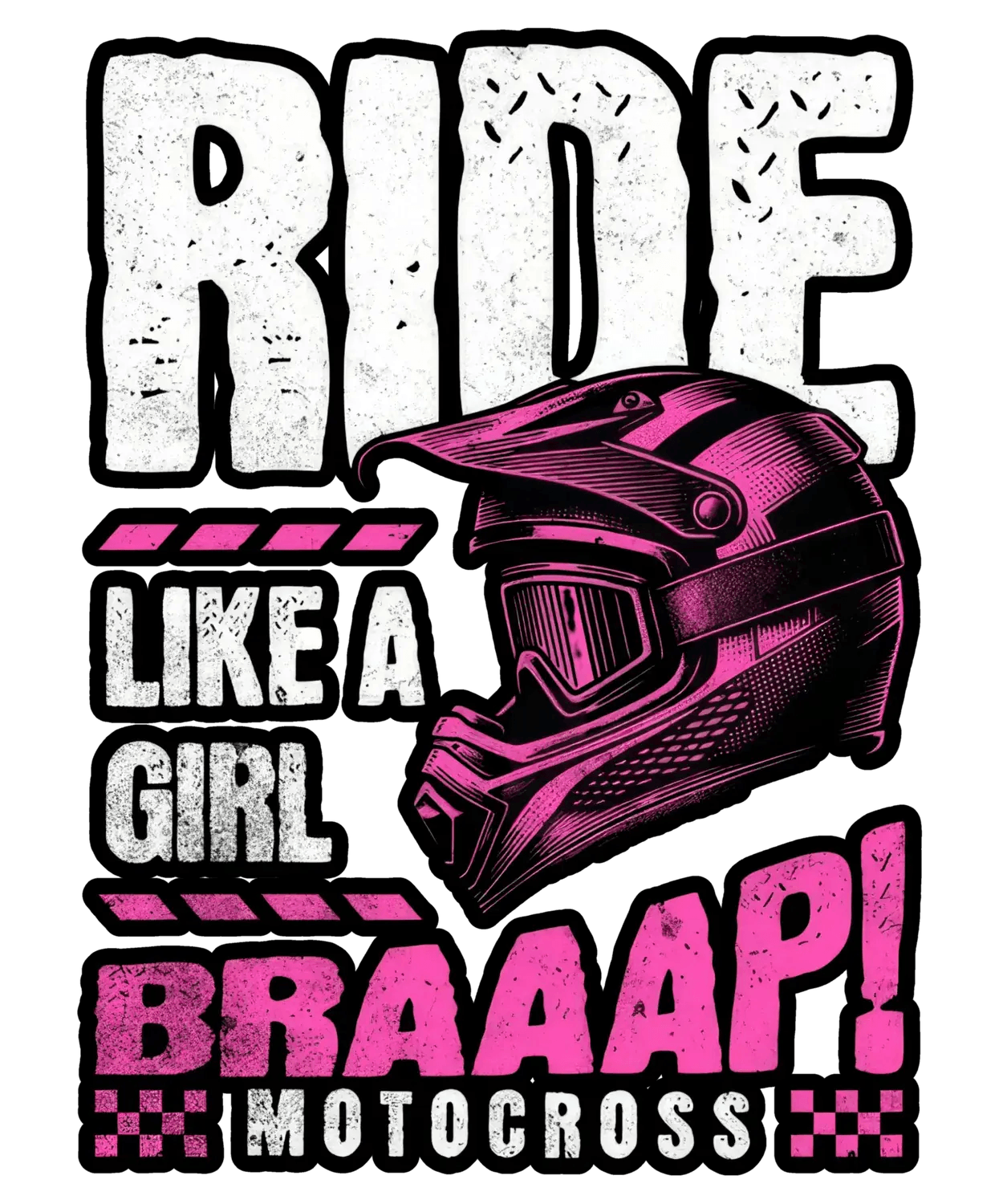 Motocross Girl Power - DTF Ready to Press (original)