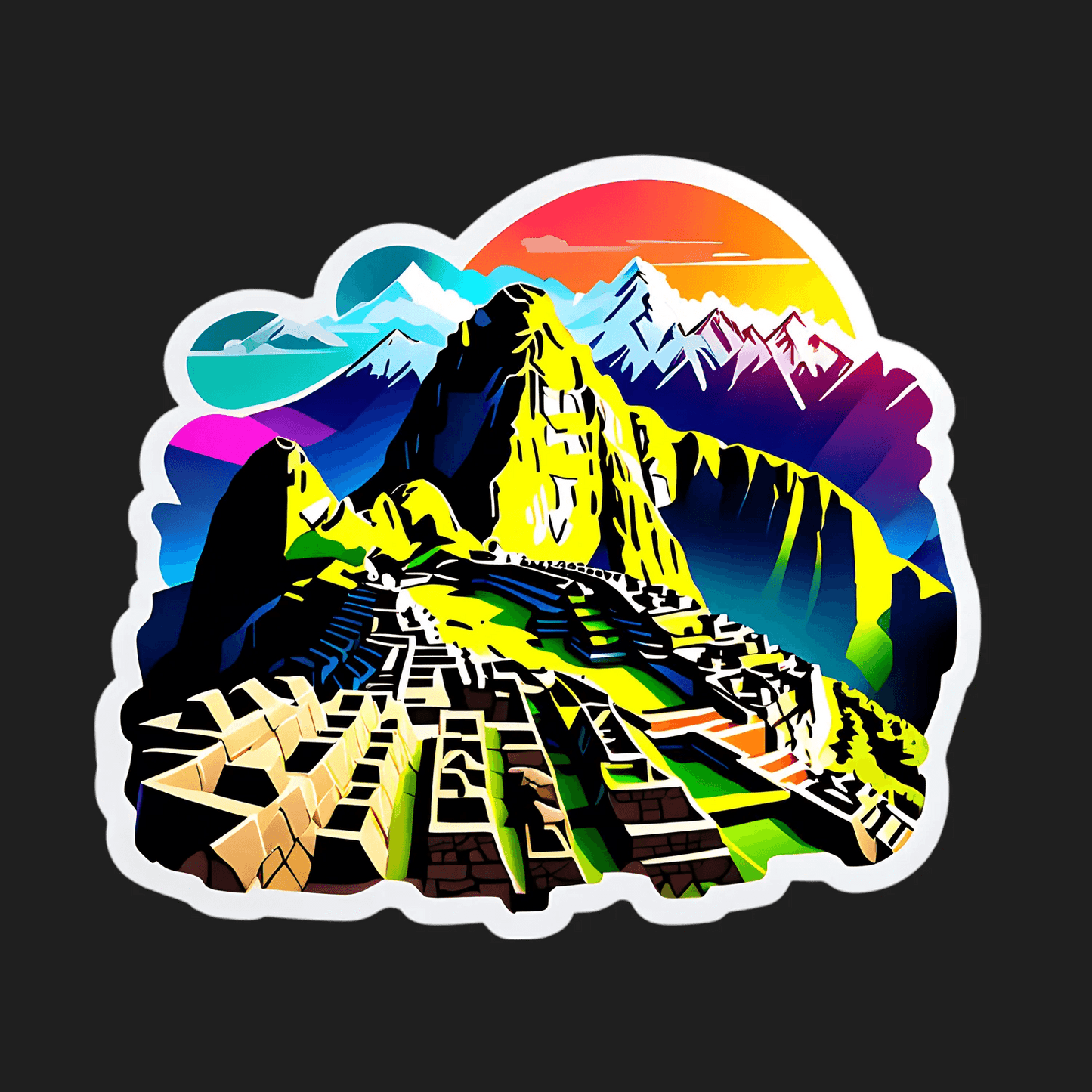 Mountain Adventure - Durable UV Sticker - Heat Press Transfer