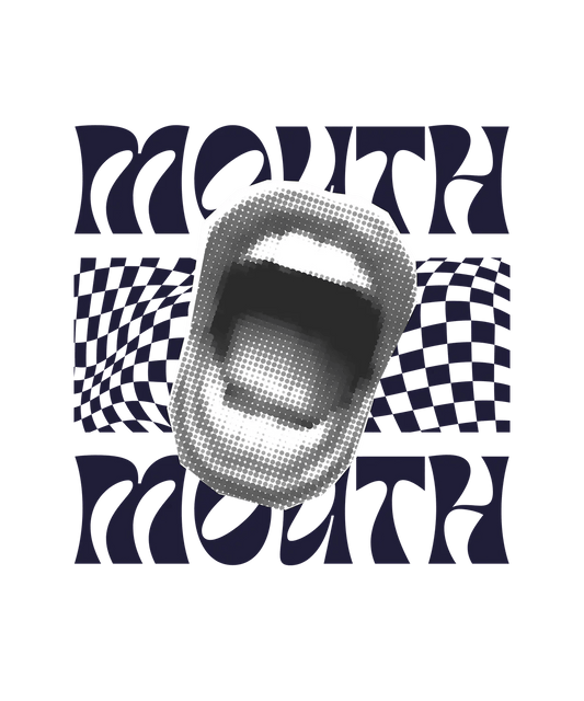 Mouth Design - DTF Ready to Press - Heat Press Transfer