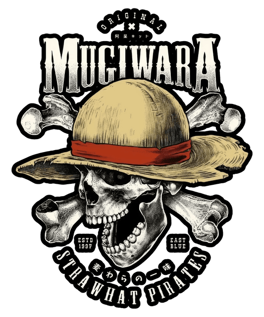 Mugiwara Pirates Skull - DTF Ready to Press - Heat Press Transfer