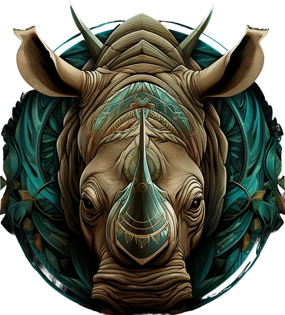 Mythical Rhino Armor - DTF Ready to Press - Heat Press Transfer