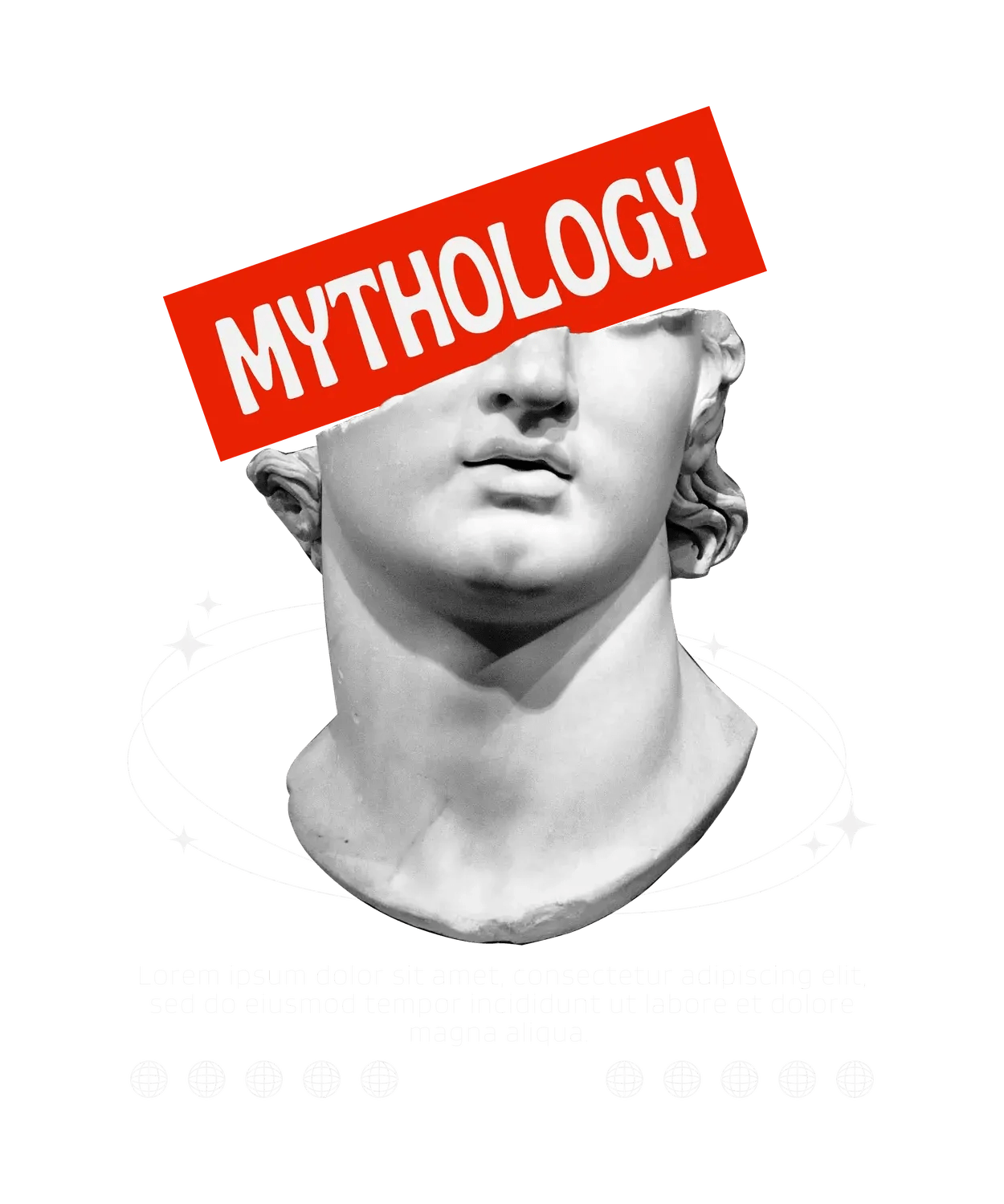 Mythology Statue - DTF Ready to Press (original)