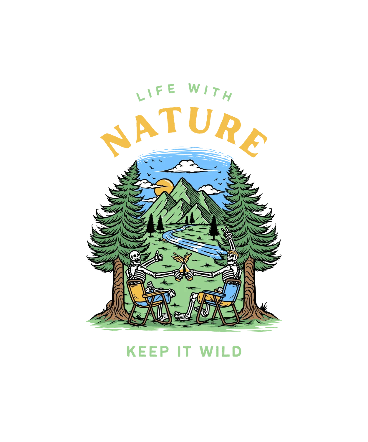 Nature Camping - DTF Ready to Press (original)