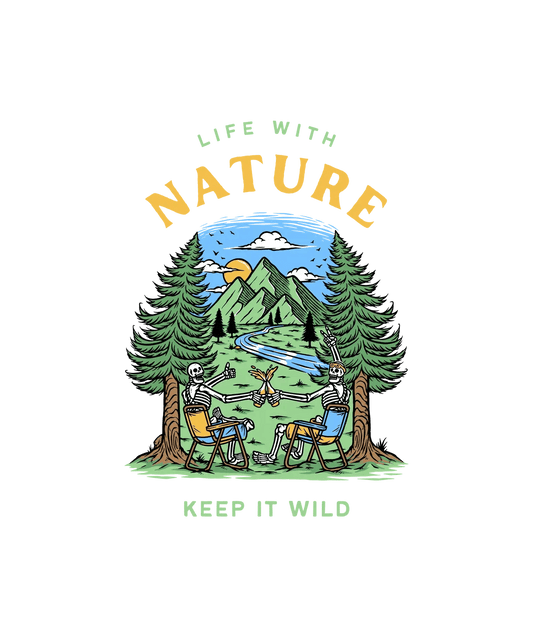 Nature Camping - DTF Ready to Press - Heat Press Transfer