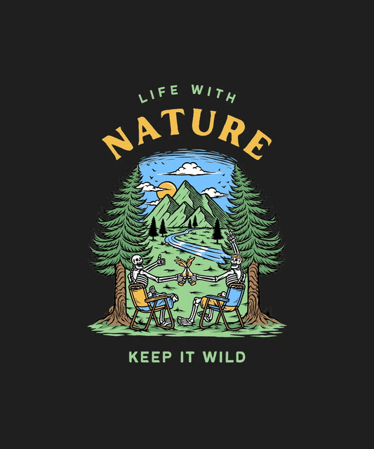 Nature Camping - DTF Ready to Press - Heat Press Transfer