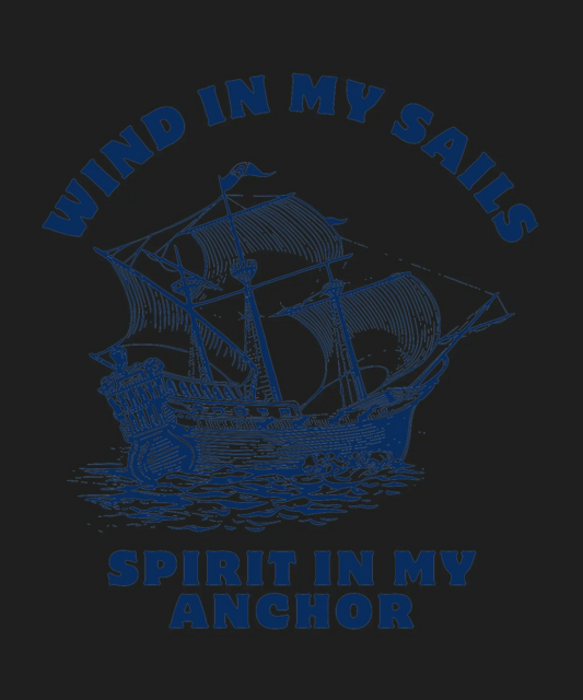 Nautical Ship Design - DTF Ready to Press - Heat Press Transfer
