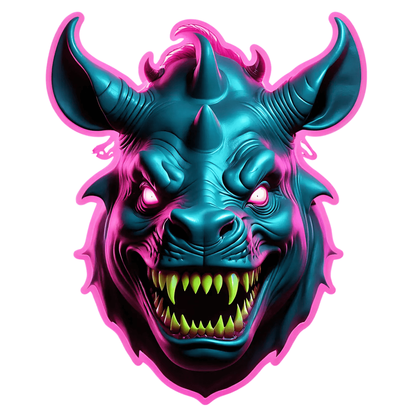 Neon Beast - Sticker - Heat Press Transfer