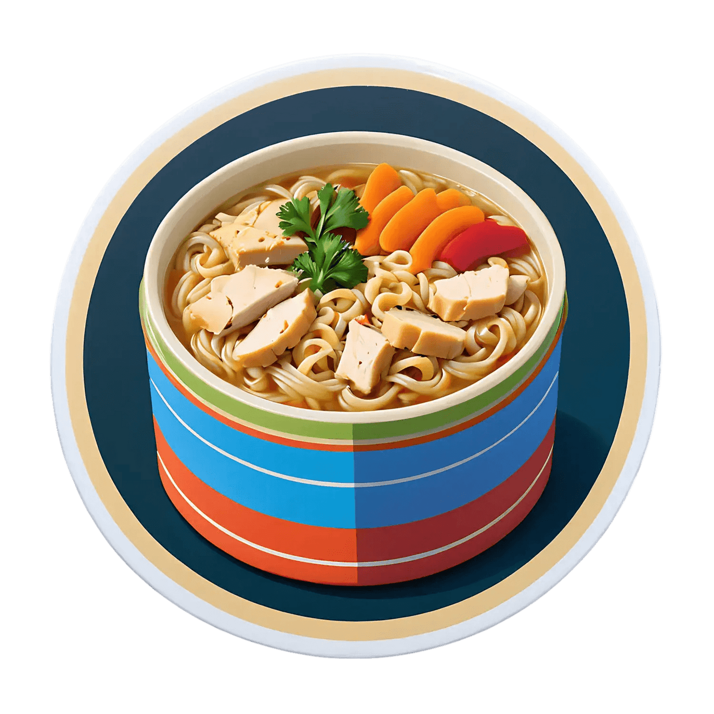 Noodle Soup Feast - Sticker - Heat Press Transfer