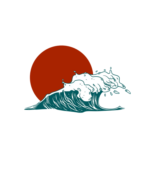 Ocean Chill Wave - DTF Ready to Press - Heat Press Transfer