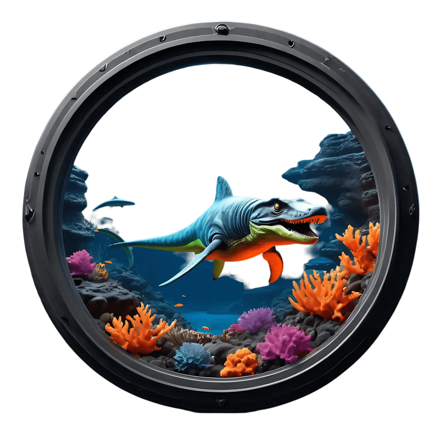Ocean Predator - Shark Sticker - Heat Press Transfer