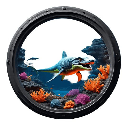 Ocean Predator - Shark Sticker - Heat Press Transfer