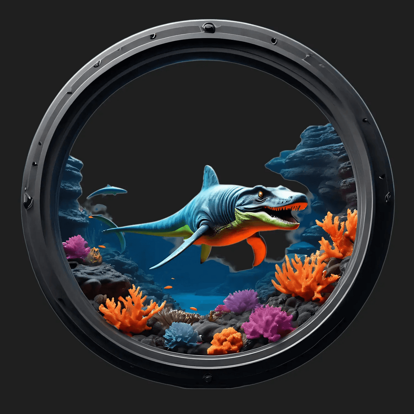 Ocean Predator - Shark Sticker - Heat Press Transfer