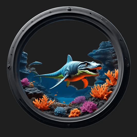 Ocean Predator - Shark Sticker - Heat Press Transfer