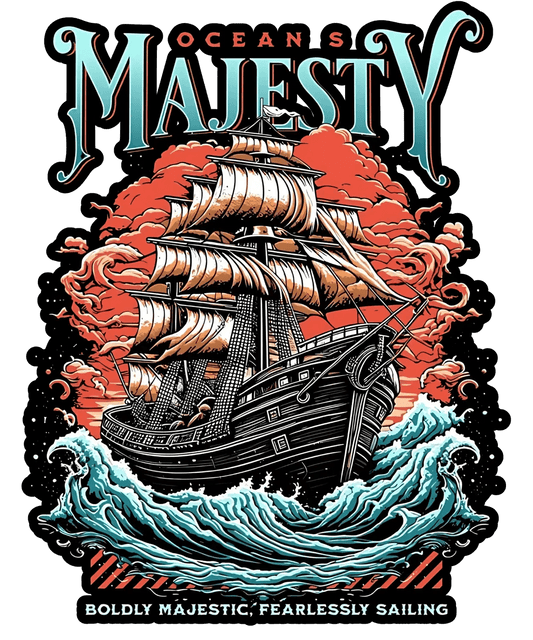 Ocean's Majesty - DTF Ready to Press - Heat Press Transfer