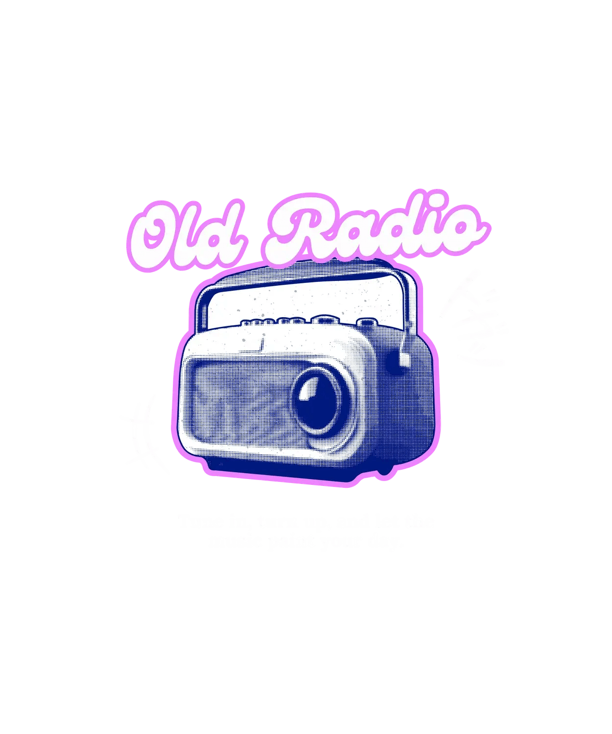 Old Radio Vintage - DTF Ready to Press (original)
