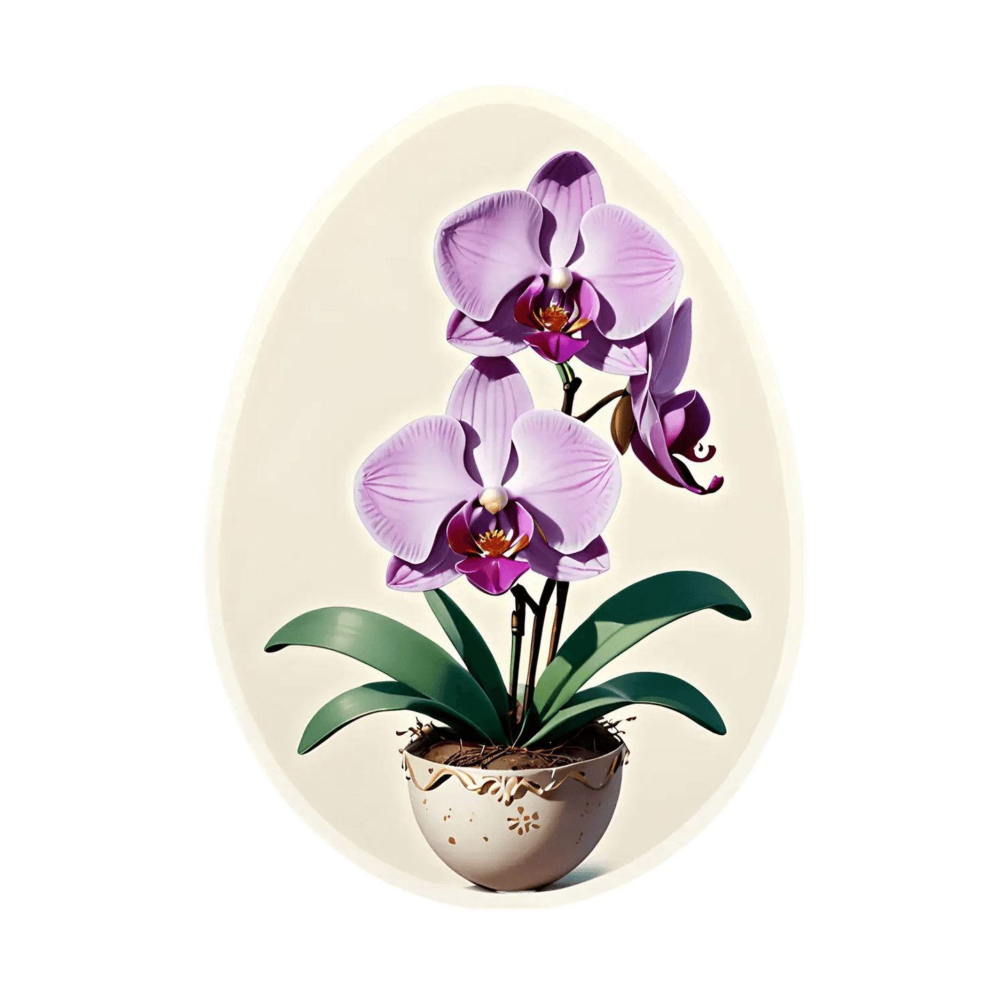 Orchid Elegance - DTF Sticker - Heat Press Transfer