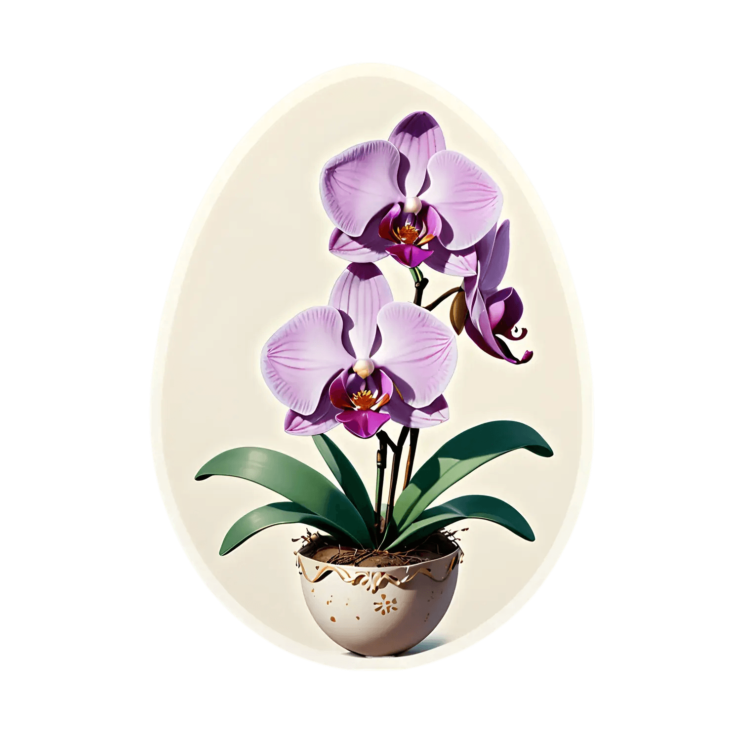 Orchid Elegance - DTF Sticker - Heat Press Transfer