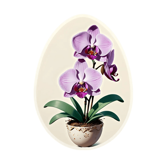 Orchid Elegance - DTF Sticker - Heat Press Transfer