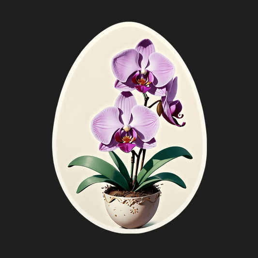 Orchid Elegance - DTF Sticker - Heat Press Transfer