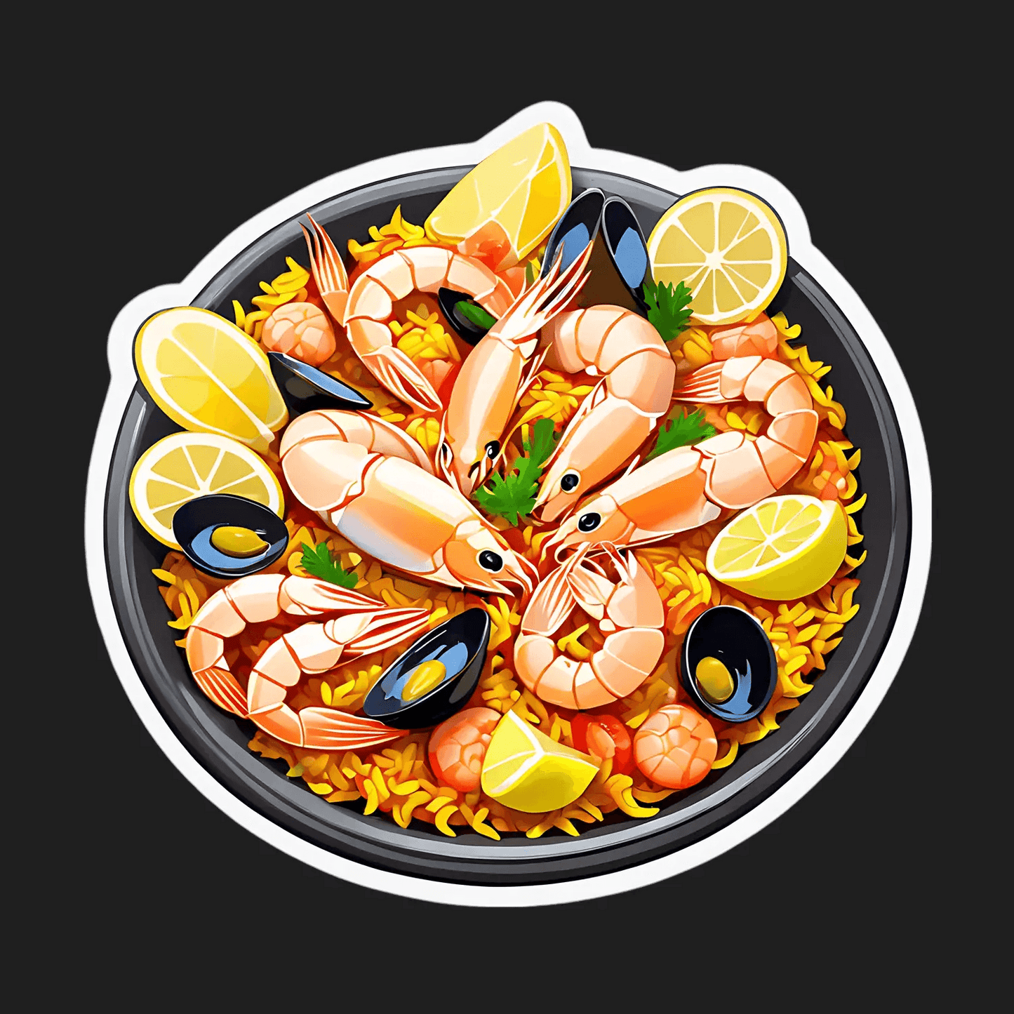 Paella Feast - Sticker - Heat Press Transfer