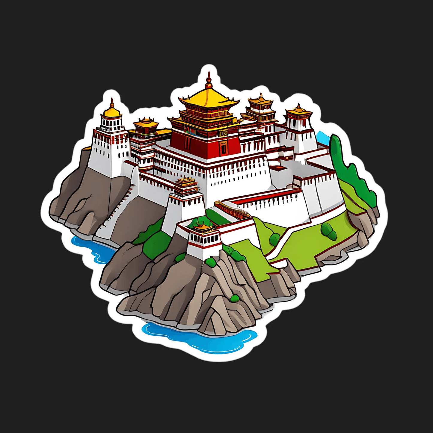 Palace Fortress - Sticker - Heat Press Transfer