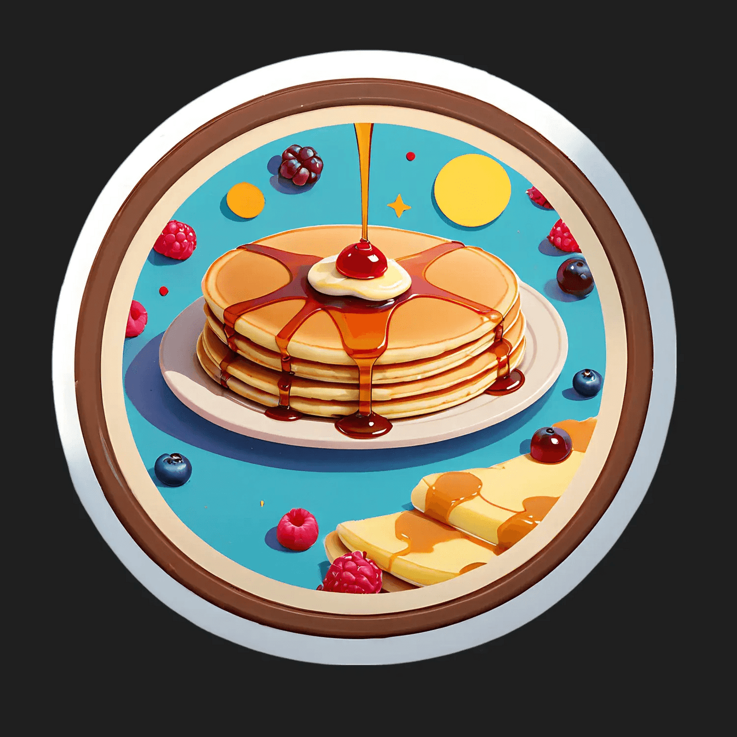 Pancake Breakfast - Sticker - Heat Press Transfer