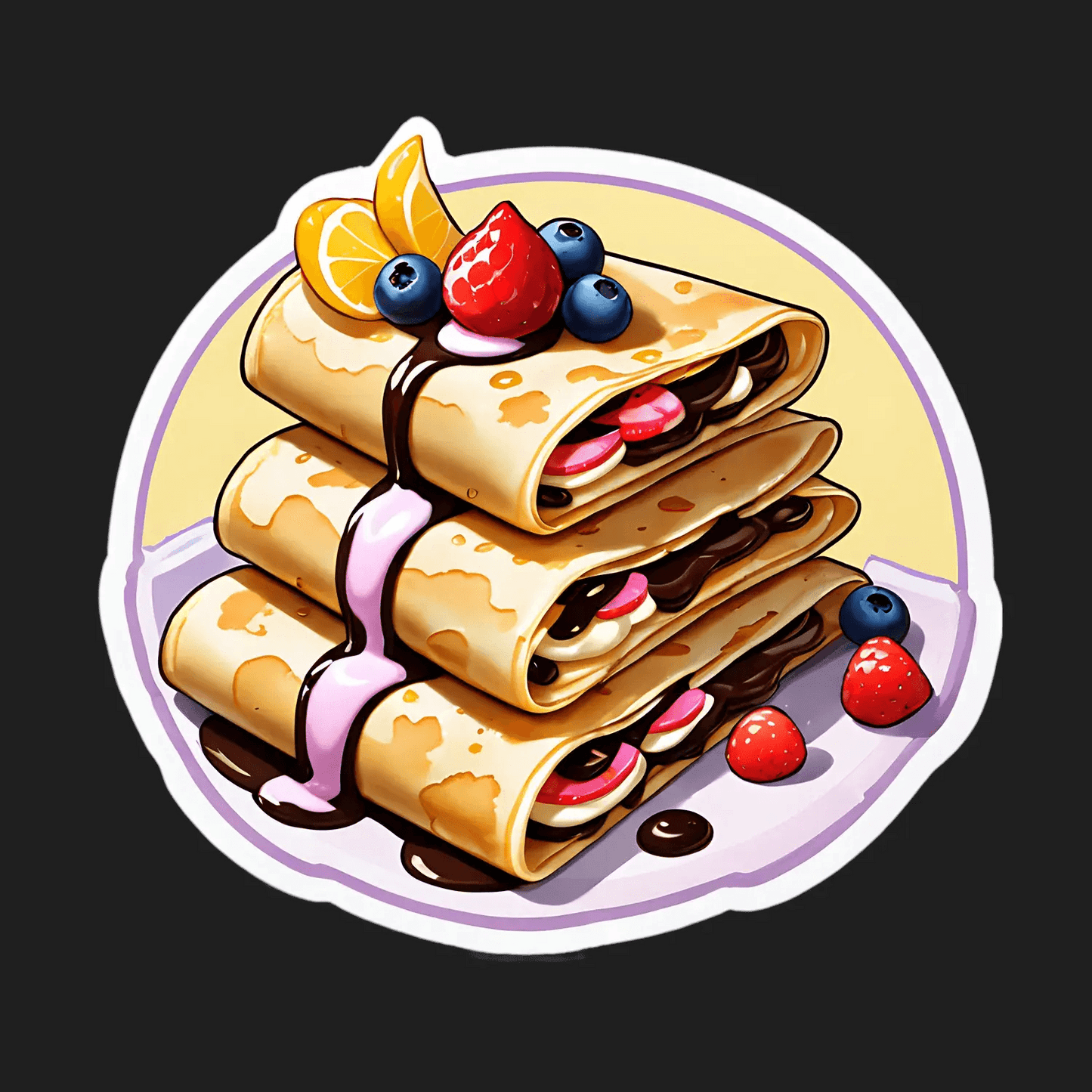 Pancake Delight - UV DTF Sticker - Heat Press Transfer