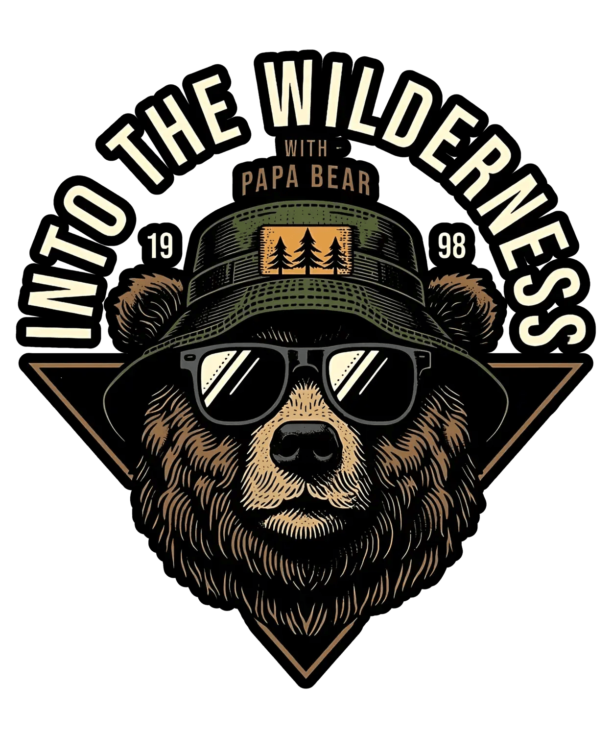 Papa Bear Wilderness - DTF Ready to Press (original)