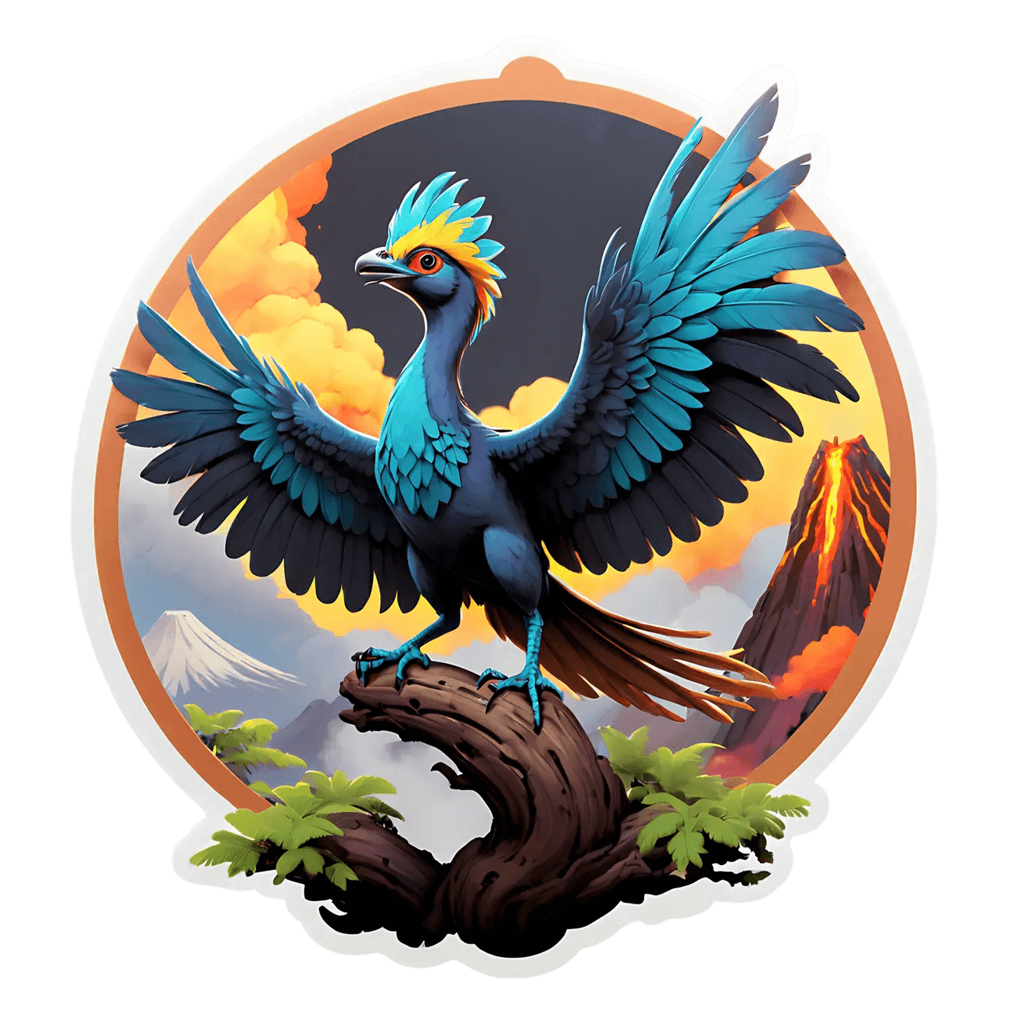 Paradise Bird - Decorative Sticker - Heat Press Transfer