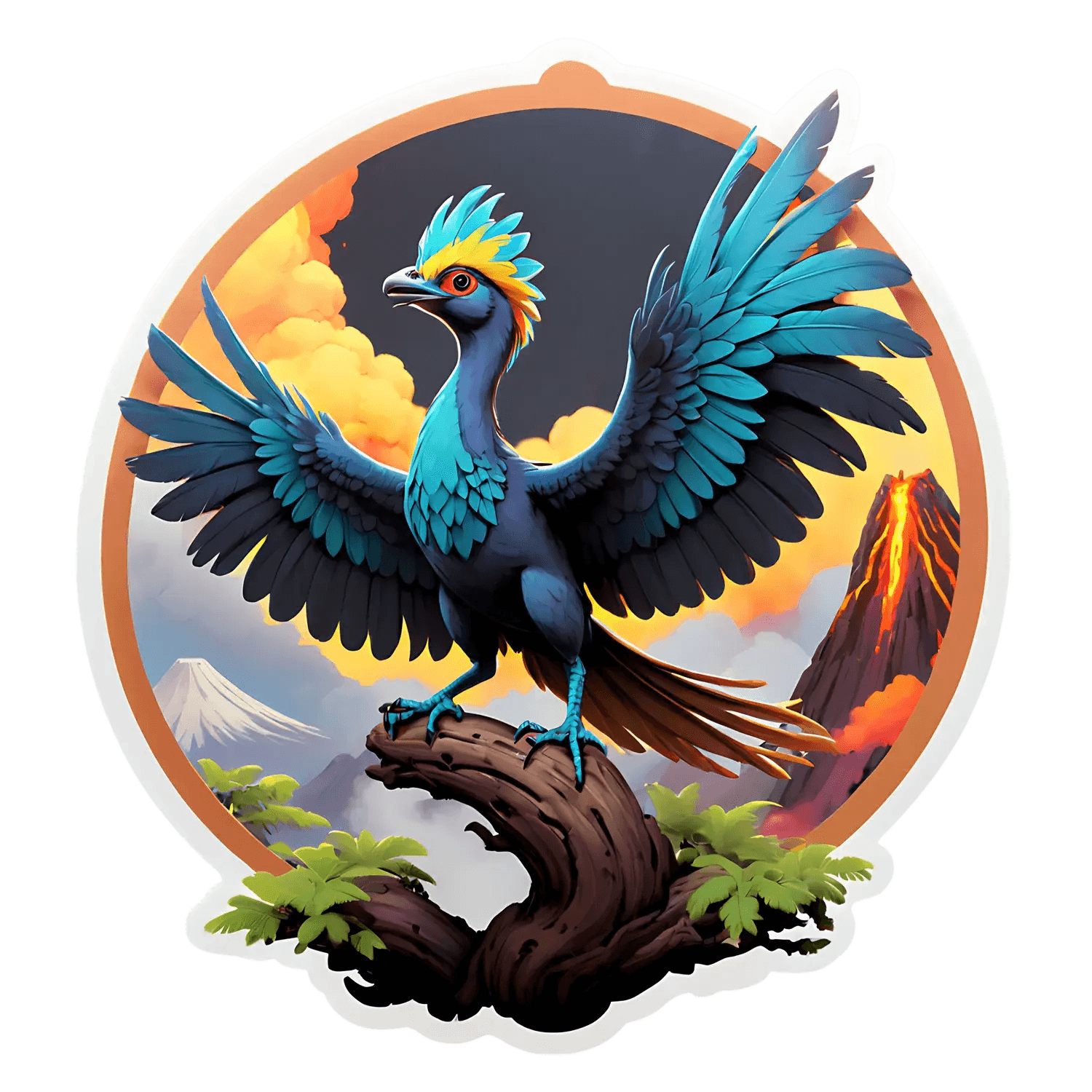 Paradise Bird - Decorative Sticker - Heat Press Transfer