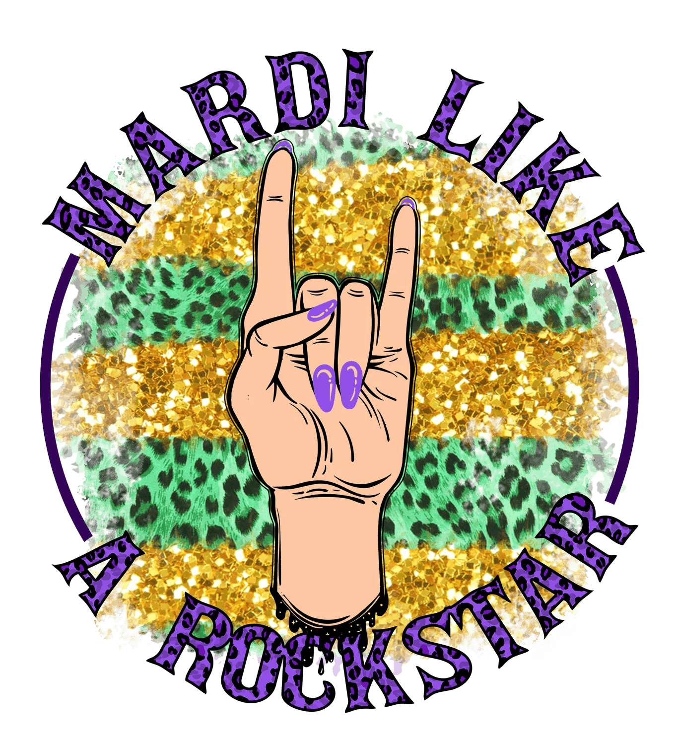 Party Like a Rockstar - DTF Ready to Press - Heat Press Transfer