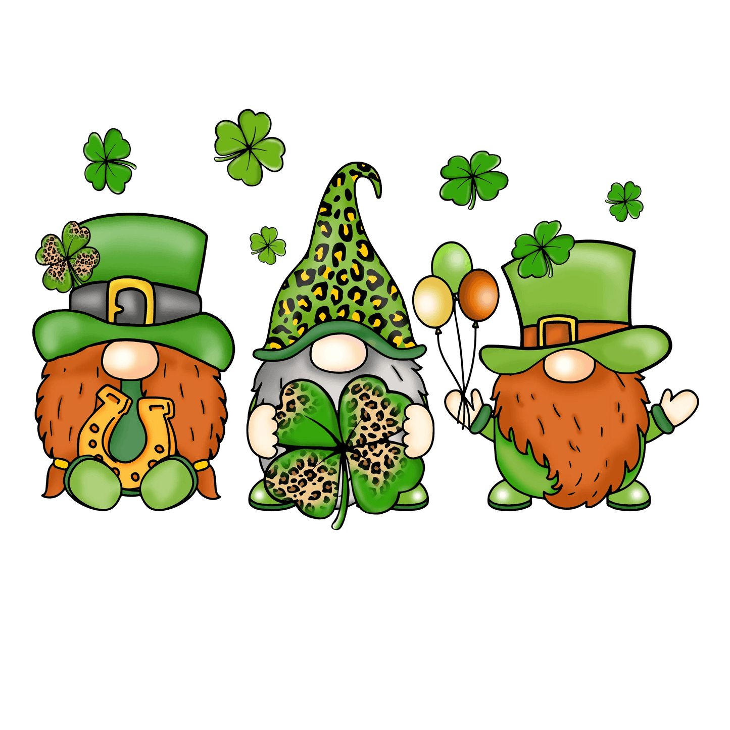 Patrick's Day Celtic Culture Design - DTF Ready To Press - Heat Press Transfer