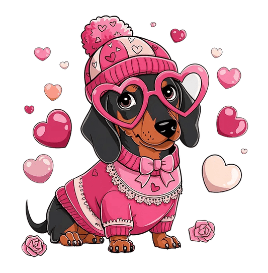 Paws & Hearts: Valentine’s Day DTF Gang Sheet 22"x60" Premade DTF Gang Sheet - Heat Press Transfer