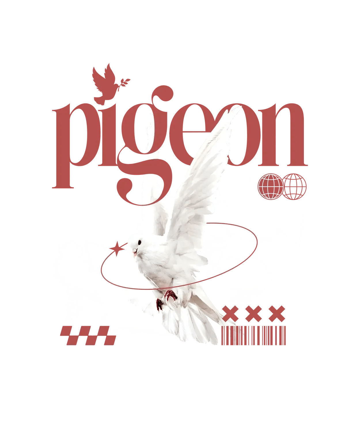 Peace Dove 2021 - DTF Ready to Press (original)