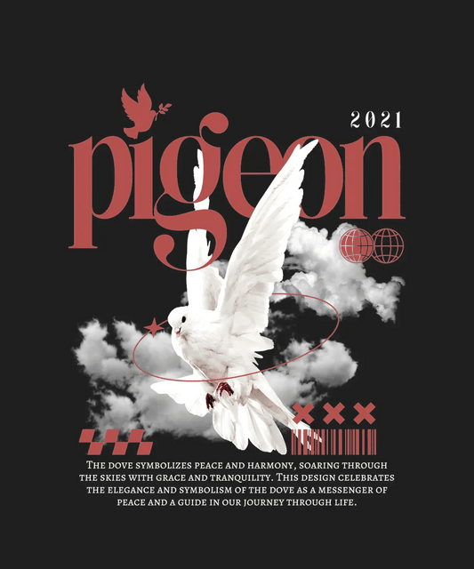 Peace Dove 2021 - DTF Ready to Press - Heat Press Transfer