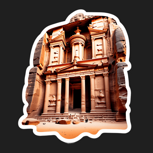 Petra Monument Sticker - UV DTF - Heat Press Transfer