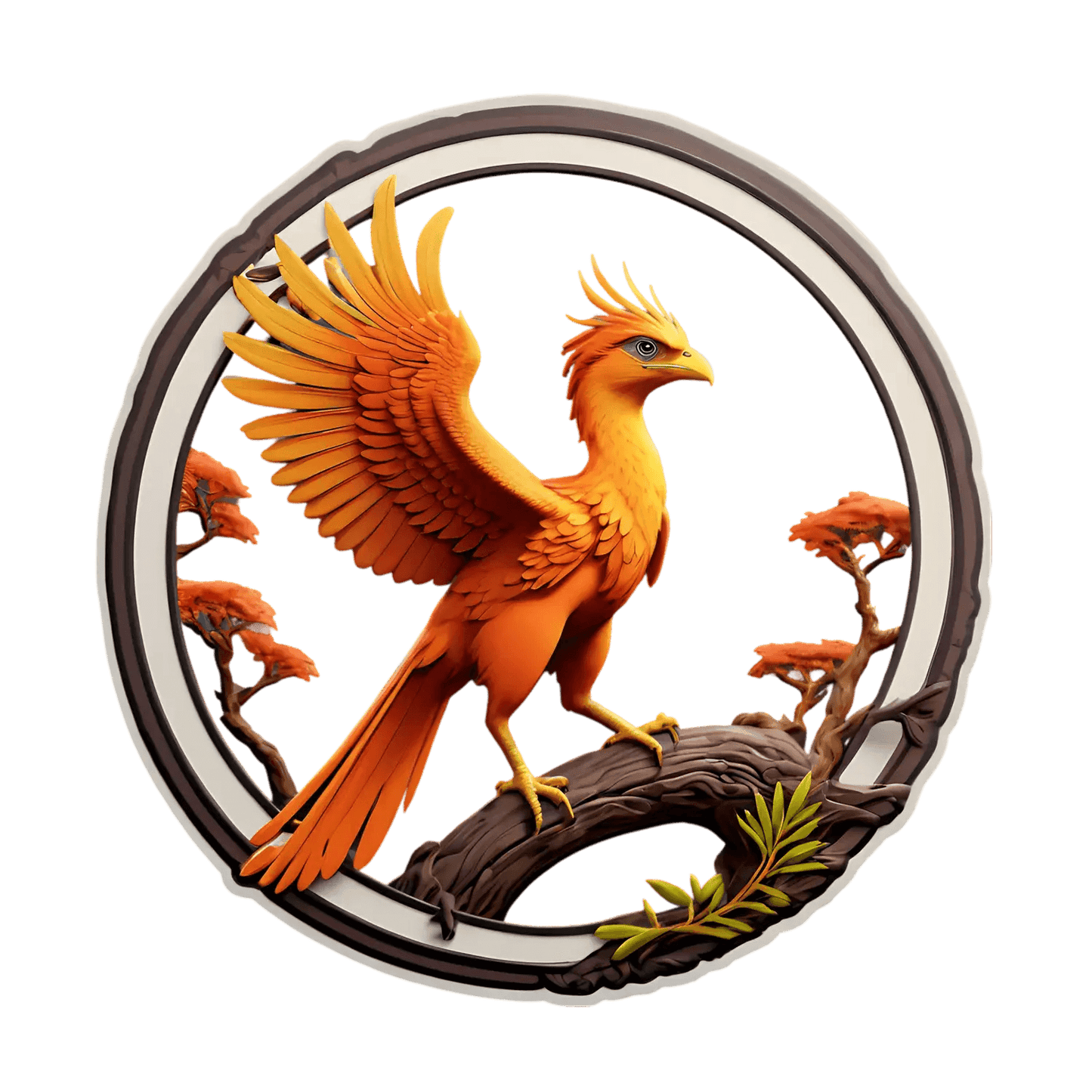 Phoenix Emblem - UV Sticker - Heat Press Transfer