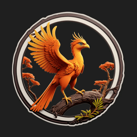 Phoenix Emblem - UV Sticker - Heat Press Transfer