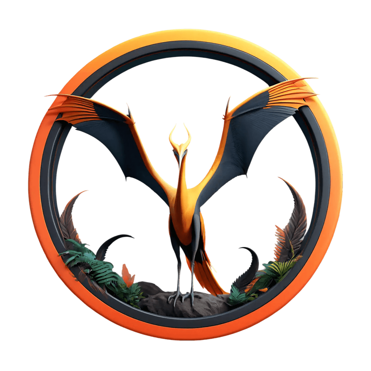 Phoenix Emblem - Vibrant Sticker - Heat Press Transfer