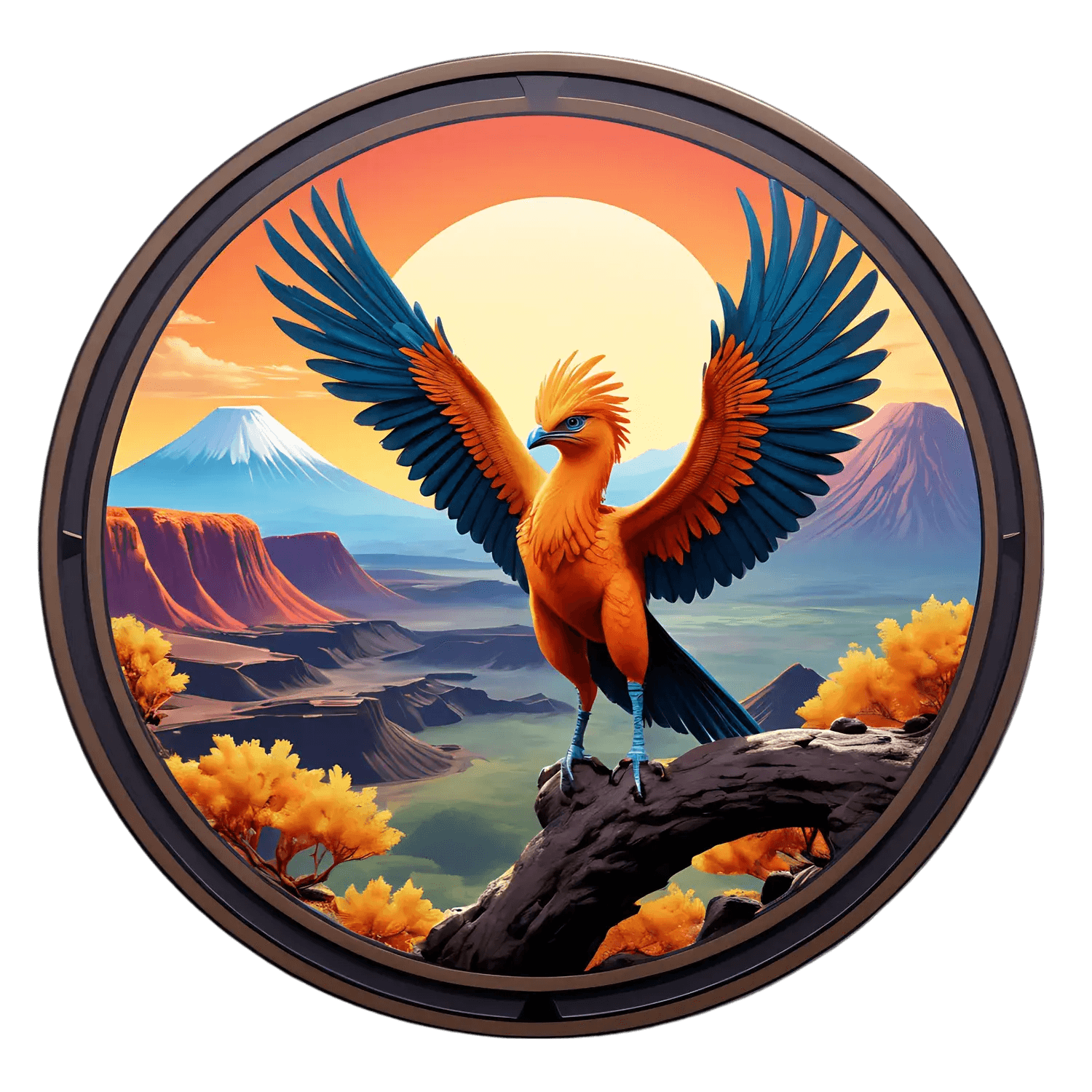 Phoenix Sunrise - Sticker - Heat Press Transfer