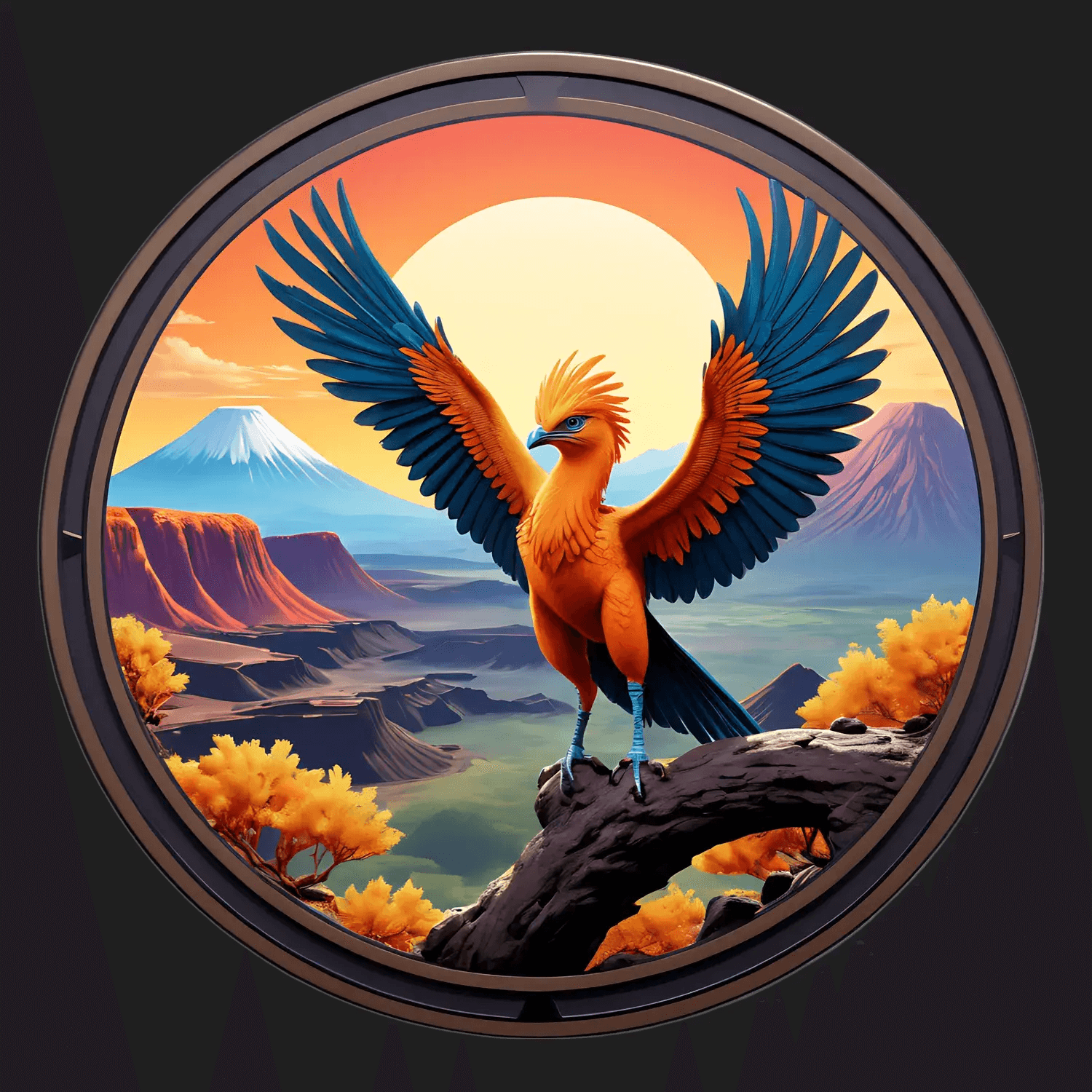 Phoenix Sunrise - Sticker - Heat Press Transfer